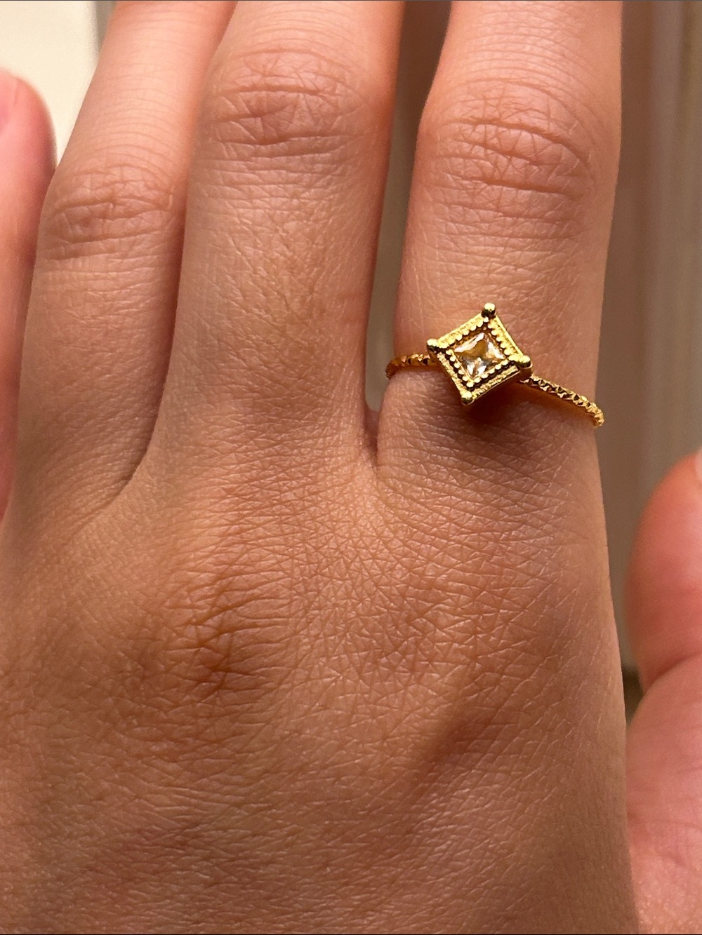Gold Adjustable Stackable Rings - Picture 5 of 7